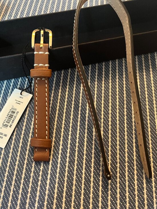 New Shinola Leather Wrap 10MM Watch Strap